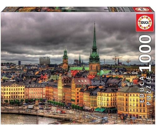 Puzzle Educa X 1000 Vistas De Estocolmo Suecia Tun Tunishop