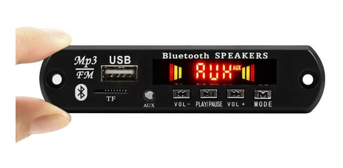 Imagen 1 de 6 de Lector Usb Mp3 Aux Fm Bluetooth Amplificado 30 Watts