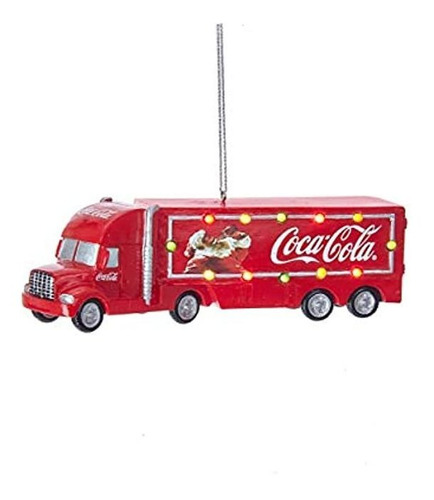Kurt Adler - Camión Coca-cola De 5 Pulgadas Con Luces Están