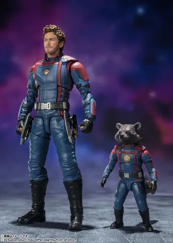 特撮 SHIFiguarts, STAR LORD & ROCKET RACCOON S.h. Figuarts Star Lord + Rocket - Guardians Of The Galaxy 3