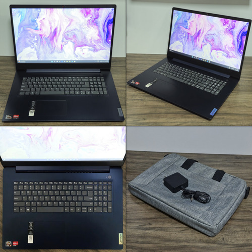 Ideapad 3 Slim 17 Polegadas R5-5500u 20gb Ssd 1tb Nvme Vega7 Abyss Blue (Recondicionado)