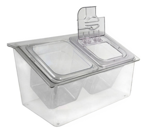Servidor De Condimentos Refrigerados, Bandeja Decorativa,