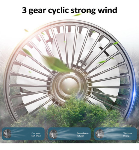 2025 Ventilador Para Asiento Trasero Del Coche, Ventilador
