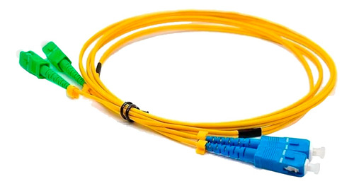 Patch Cord De Fibra Sm Sc-upc A Sc-apc Duplex Lszh 3 Metros