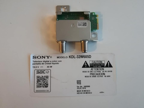 Modulo Sintonizador Para Sony Kdl 32w605d Kdl-32w605d