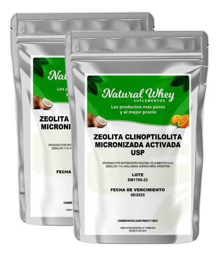 Zeolita Micronizada Activada Pura 500g Detox