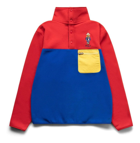 Sudadera Polo Ralph Lauren Colorblock Bear Fleece Original