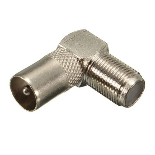 20pcs F Tipo Coaxial Coaxial Jack Hembra A Tv Macho Adaptado