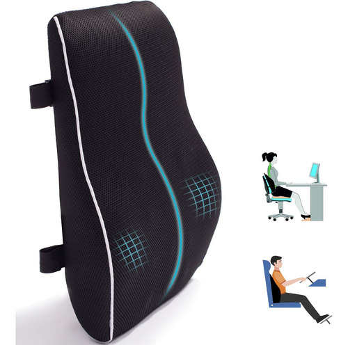 Almohada De Apoyo Lumbar Para Silla De Oficina, Almohada De