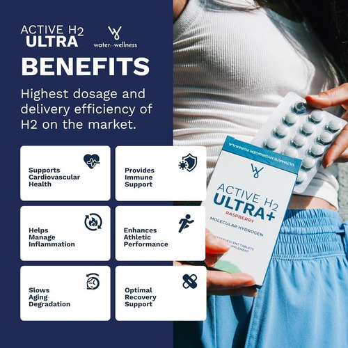 Purative Active H2 Ultra+ - Tableta De Agua De Hidrogeno, Fr