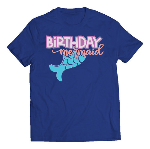 Playera Niño(a) Birthday Mermaid Linda Sirena