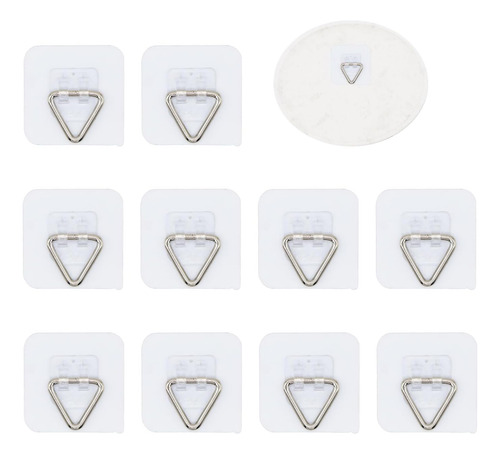 Colgadores De Placas Para Pared, Adhesivo Invisible, Soporte
