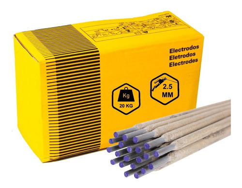 Caja 20 Kg - Electrodos 2.5mm Punta Azul 6013