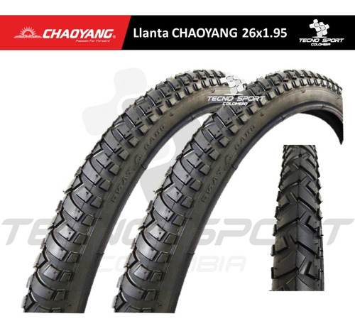 Imagen 3 de 6 de Llanta Bicicleta Chaoyang Rin 26 Coraza Mtb X 2 Unidades