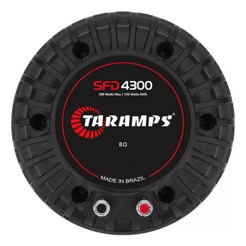 Driver Fenólico Taramps 7driver Sfd4300 150w Rms 8ohms Preto