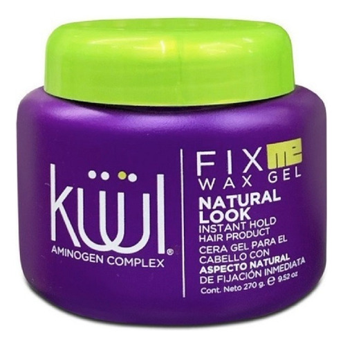 Cera Gel Aspecto Natural Kuul Fix Me Wax Gel Natural 270 G