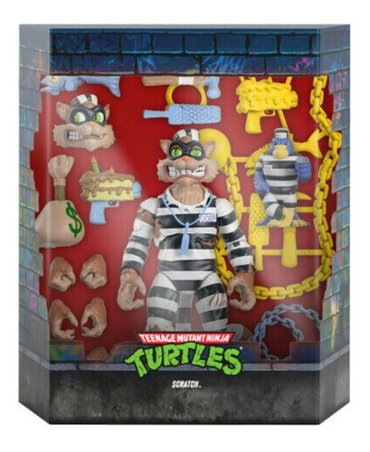 Figura Super7 Ultimates - Tmnt Scratch - Xuruguay