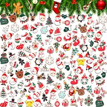 Comprar 400 Piezas De Dijes De Navidad Hacer Joyas, Dijes De Al...