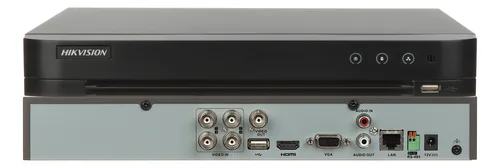 IDS-7204HQHI-M1/XT VR 4 Canales TURBOHD + 2 Canales IP / 5 Megapixel Lite - 3K Lite / Audio de Dos V