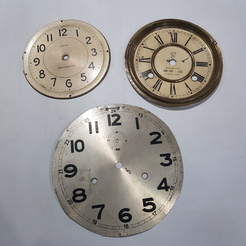 Imagen 5 de 9 de Antiguos Cuadrantes Y Aros De Reloj Lote X 15 Mag 59785