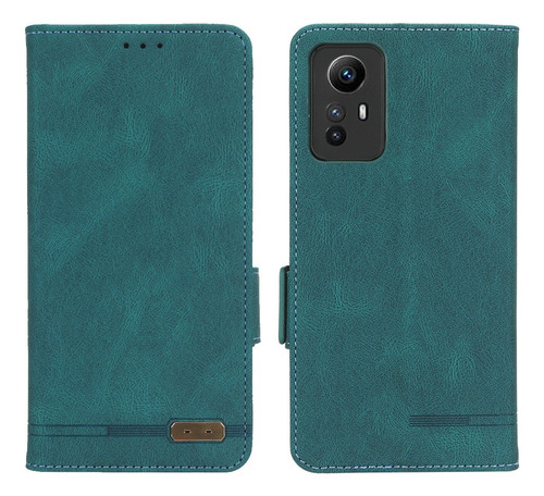 ~ For Xiaomi Redmi Note 12s Pu Wallet Magnet Clasp Card Case