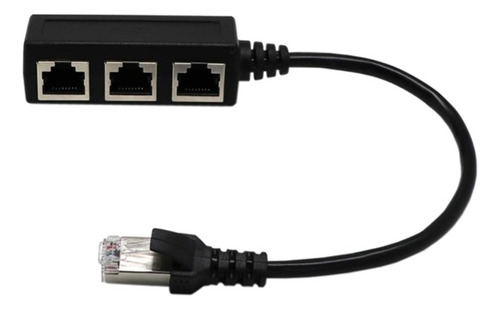 . Cable Divisor De Ethernet Rj45, Rj45 1 Macho A 3 X Puerto