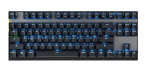 Imagen 1 de 3 de Teclado gamer inalámbrico Motospeed GK82 QWERTY Outemu Blue inglés US color negro con luz 6 colores