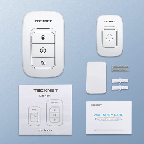 Timbre Inalambrico 38 Sonidos Distintos Doorbell 4 Niveles