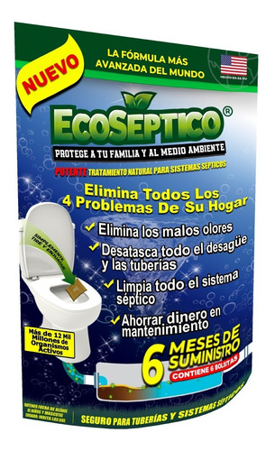 Imagen 2 de 6 de Tratamiento Natural Fosas Sépticas 6 Meses + Ebook De Regalo