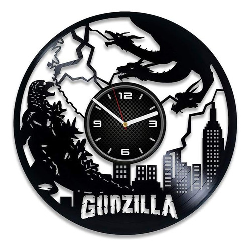 Kovides King Of The Monsters Reloj De Pared Con Disco De Vin