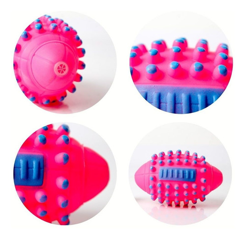 Imagem 4 de 6 de Brinquedo Interativo Caes Bola Rugby Cachorro 123útil Som