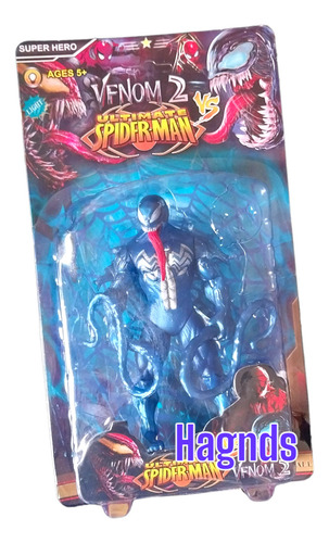 Muñeco Articulado S Luz Spiderman Figura Negro 2022