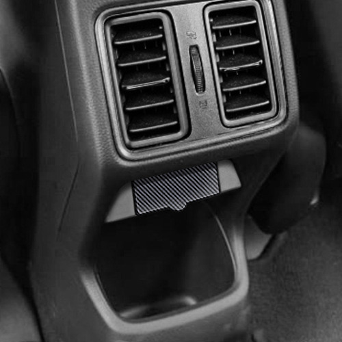 Puerto De Carga Usb Trasero De Fibra De Carbono Para Coche,