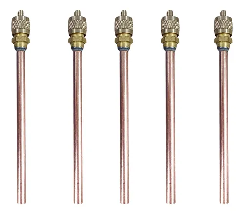 comprar 5 Válvula Serviço Refrigeração Schrader 1u002F4 100mm Shirader 