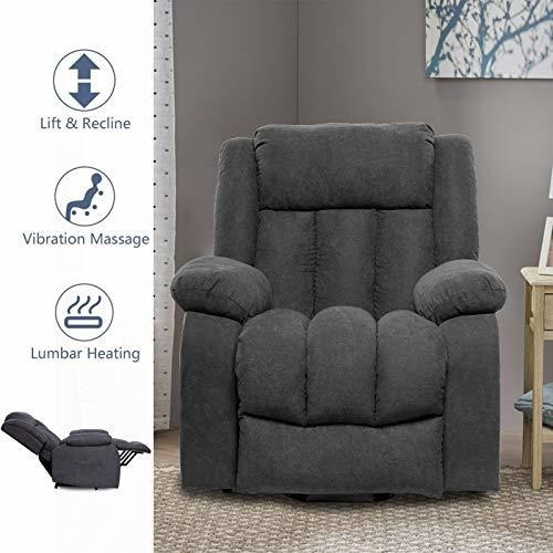 Imagen 2 de 5 de Sillon Reclinable Masaje Con Calefaccion Ergonomico