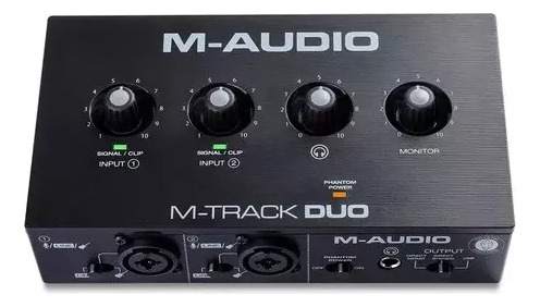 M-audio M-track Duo Interface Audio Usb Negro (Usado)