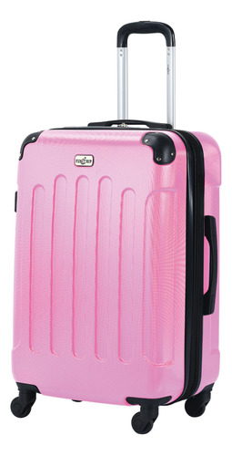 Maleta 20in Rigida Carry On Expandible Equipaje De Mano 10kg Color Rosa