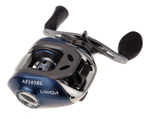 Cebo Manual Reel Ball Blue Lixada 6, 3:1, Velocidad Af103