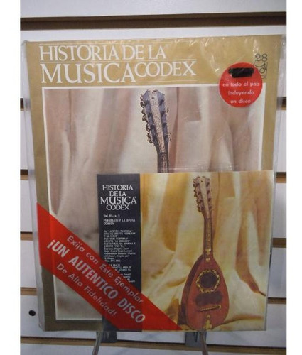 Imagen 1 de 1 de Historia De La Musica Codex 28 Fasiculo Y Disco Lp Acetato