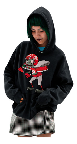 Panda Sudadera Adulto All Star Zombies Vs Plantas Futbol