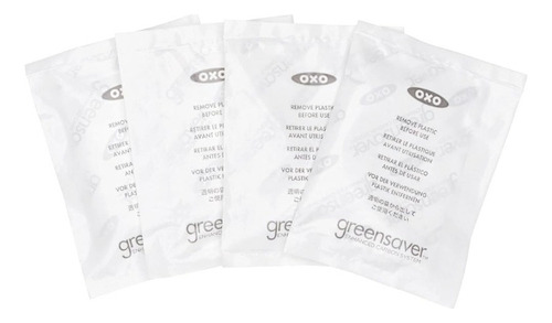Refil Filtro De Carvão Ativado Greensaver (4uni) - Oxo Cor Branco