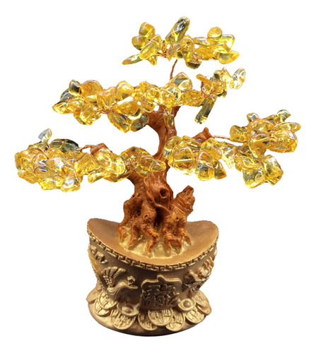 Cristal De Cuarzo Transparente Bonsai Equilibrio Estilo Dine