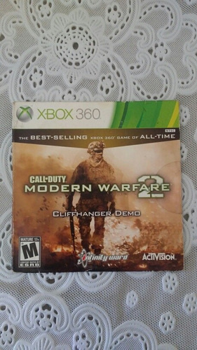 2 Call Of Duty Mw2 Cliffhanger Demo Xbox 360 Físico Original