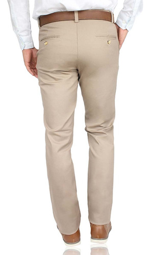 Pantalones De Vestir Rectos De Algodón Para Hombre