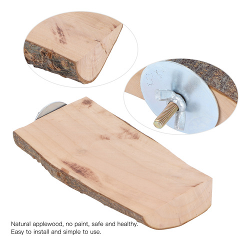 Plataforma De Pie Stand Playground, Percha De Madera Natural