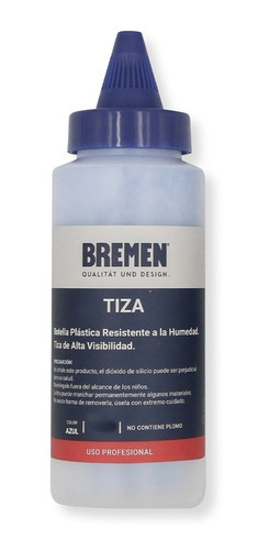Tiza Repuesto Chocla Tiralineas Bremen 230 Grs Azul 6779 Dgm