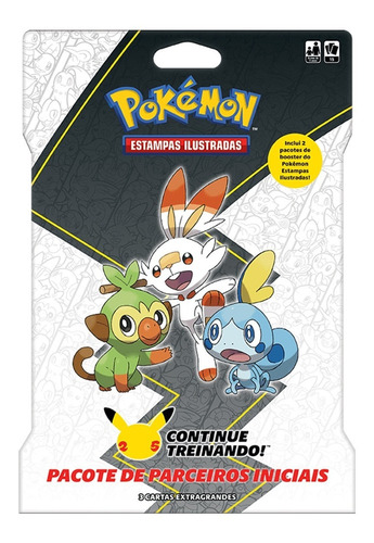 Card Game Pokémon Booster Blister Gigante Parceiros De Galar