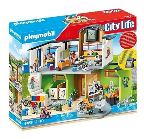 Figura Armable Playmobil City Life Colegio Con 242 Piezas 3