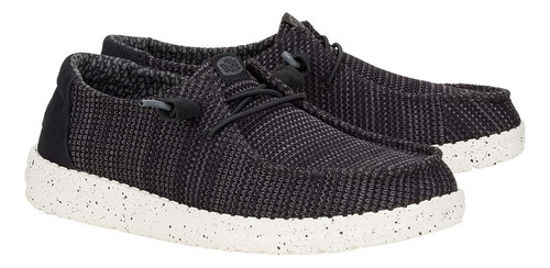 Mocasines Wendy Stretch Sox Negro Mujer Hey Dude