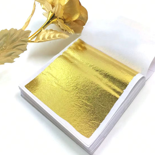 Kit 10 Folhas De Ouro Comestível 24k Genuíno 8x8